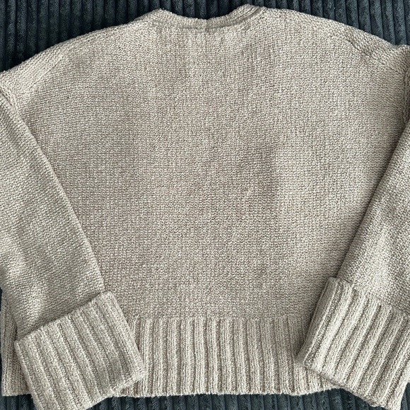 Abercrombie & Fitch Beige Open-Front Knit Cardigan - Size XS - NWT - Picture 4 of 4